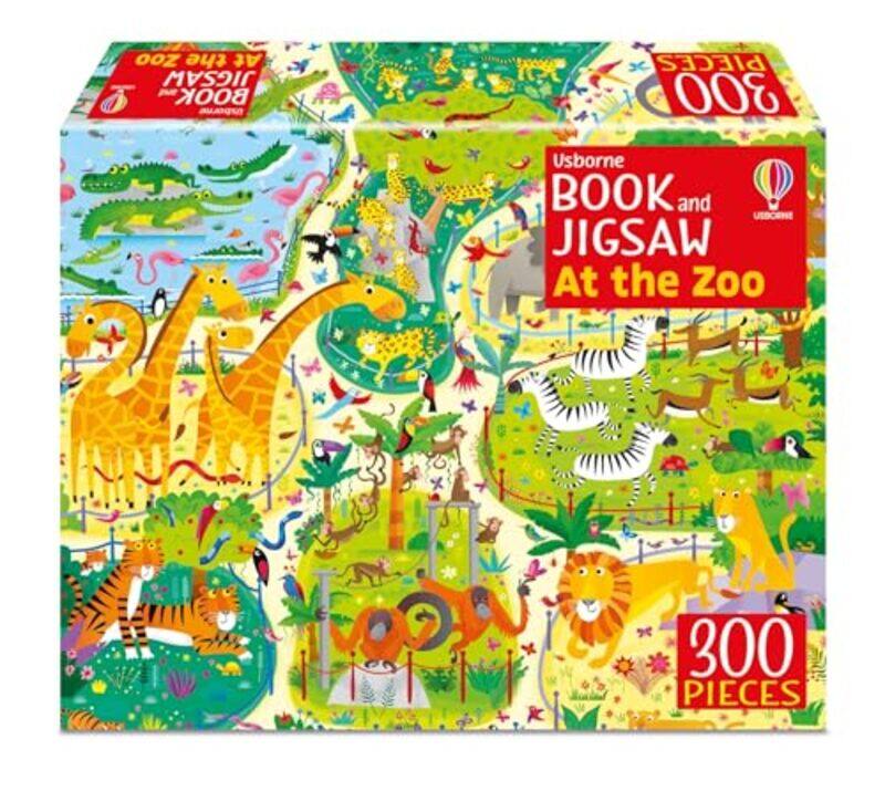 

Usborne Book and Jigsaw At the Zoo by Rob Smith-Paperback