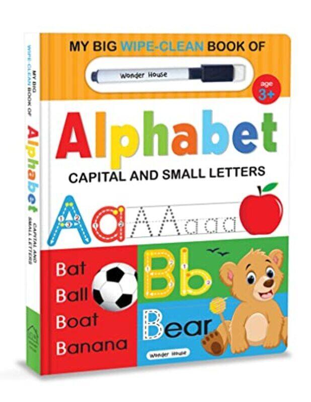 

My Big Wipe And Clean Book of Alphabet for Kids : Capital And Small Letters,Paperback,By:Wonder House Books