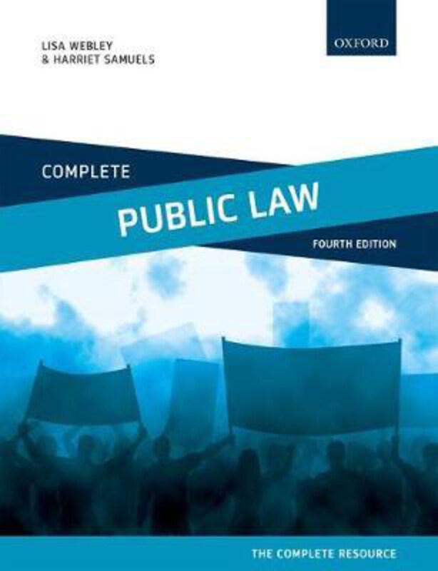 

Complete Public Law: Text, Cases, and Materials, Paperback Book, By: Lisa Webley