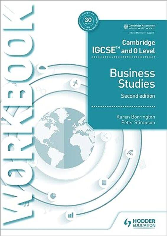 

Cambridge IGCSE and O Level Business Studies Workbook 2nd edition by Karen BorringtonPeter Stimpson-Paperback