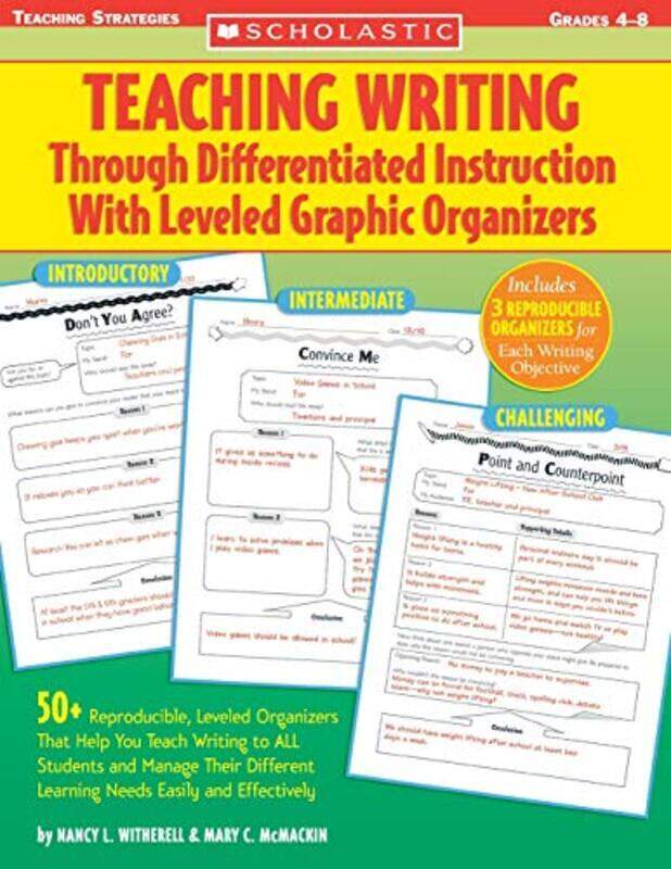 

Teaching Writing Through Differentiated Instruction with Leveled Graphic Organizers: 50+ Reproducibl , Paperback by McMackin, Mary C - Witherell, Nanc