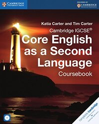 Cambridge Igcse R Core English As A Second Language Coursebook With Audio Cd By Carter, Katia - Carter, Tim Paperback