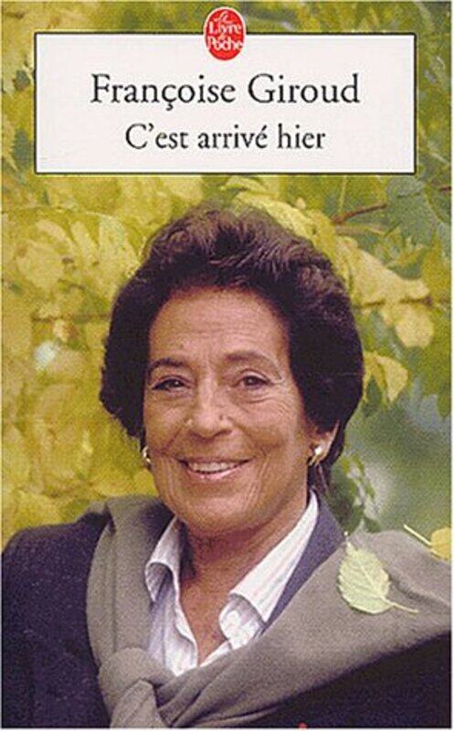 

Cest arriv hier Paperback by Fran oise Giroud