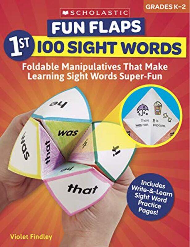 

Fun Flaps 1St 100 Sight Words Reproducible Manipulatives That Make Learning Sight Words Superfun,Paperback By Findley, Violet