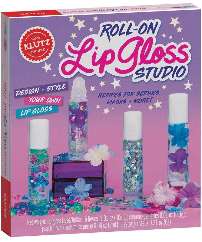 

Roll-On Lip Gloss Studio, Hardcover Book, By: Klutz