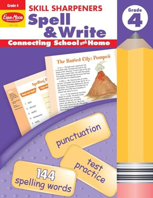 

Skill Sharpeners Spell And Write By Gr4 - Paperback