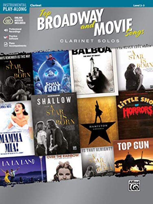 

Top Broadway And Movie Songs By Clarinet - Paperback