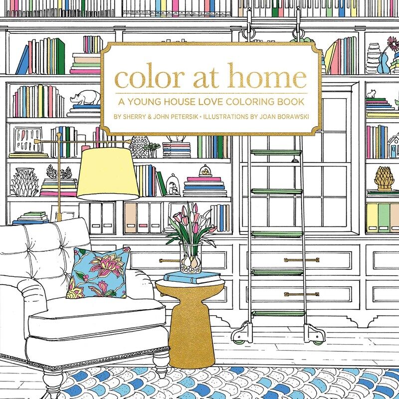 

Color At Home: A Young House Love Coloring Book, Paperback Book, By: Sherry & John Petersik