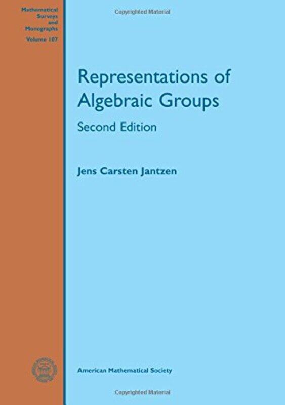 

Representations of Algebraic Groups -Paperback