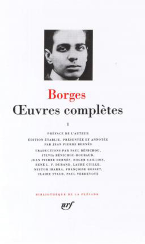 Oeuvres completes T1, Leather Cover Book, By: Jorge Luis Borges