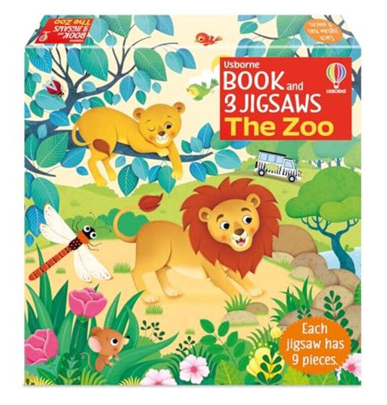 

Usborne Book And 3 Jigsaws The Zoo By Taplin, Sam - Iossa, Federica -Paperback