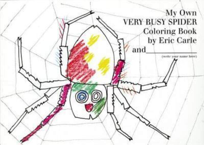 

My Own Very Busy Spider Coloring Book.paperback,By :Eric Carle