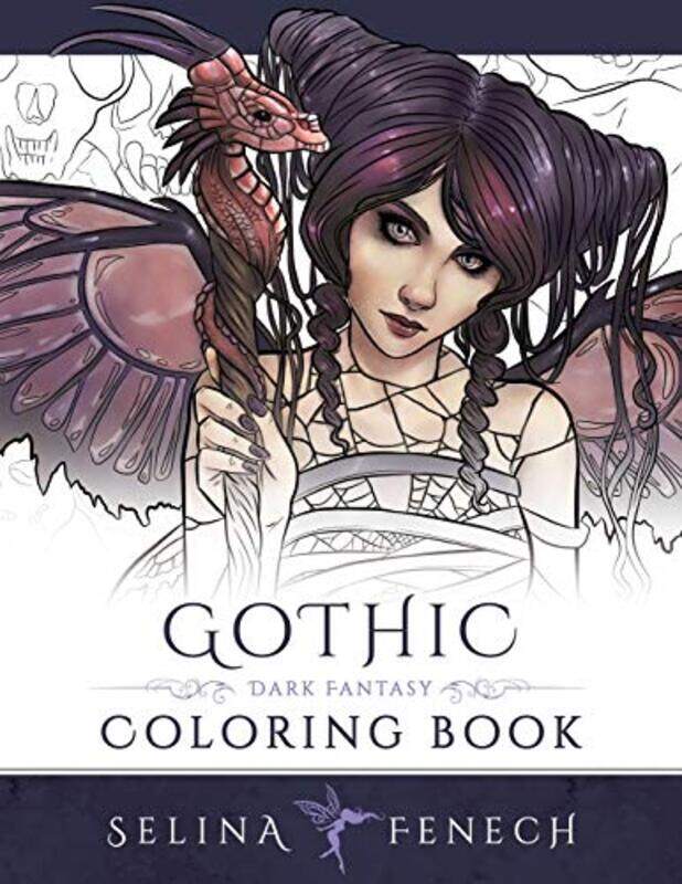 

Gothic - Dark Fantasy Coloring Book , Paperback by Fenech, Selina