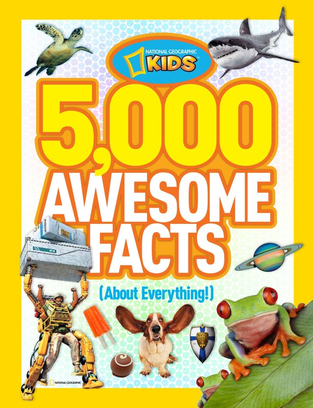 5, 000 Awesome Facts, Hardcover Book, By: National Geographic Kids