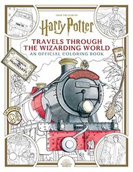 Harry Potter Travels Through The Wizarding World An Official Coloring Book by Insight Editions Paperback