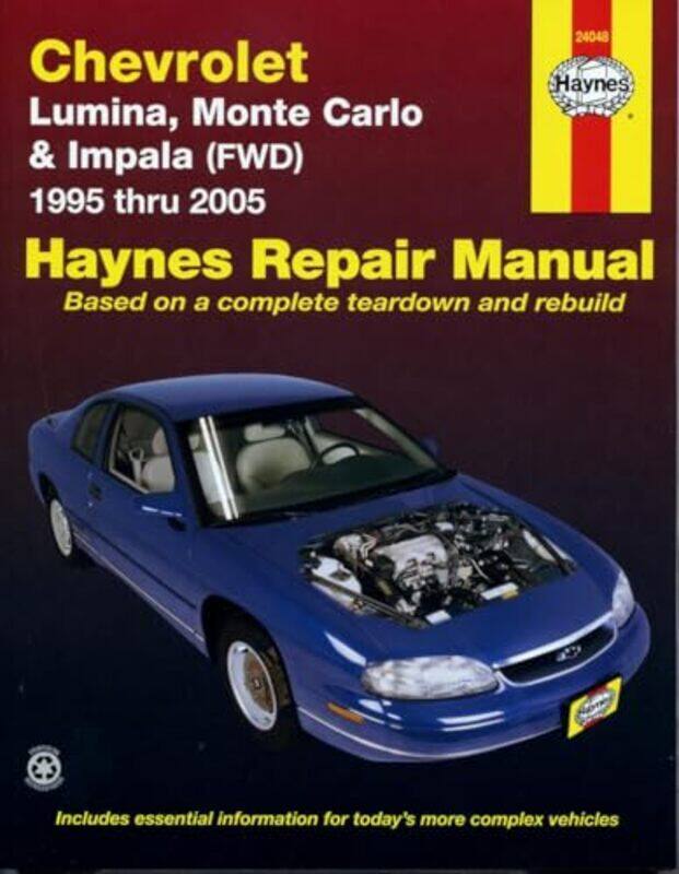 

Chevrolet Lumina Monte Carlo and Impala FWD 95 05 by Haynes Publishing-Paperback