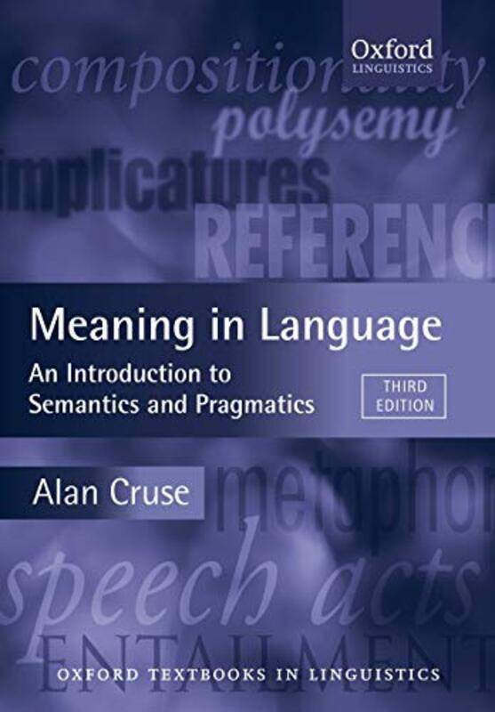 

Meaning in Language by Michael J Gorman-Paperback