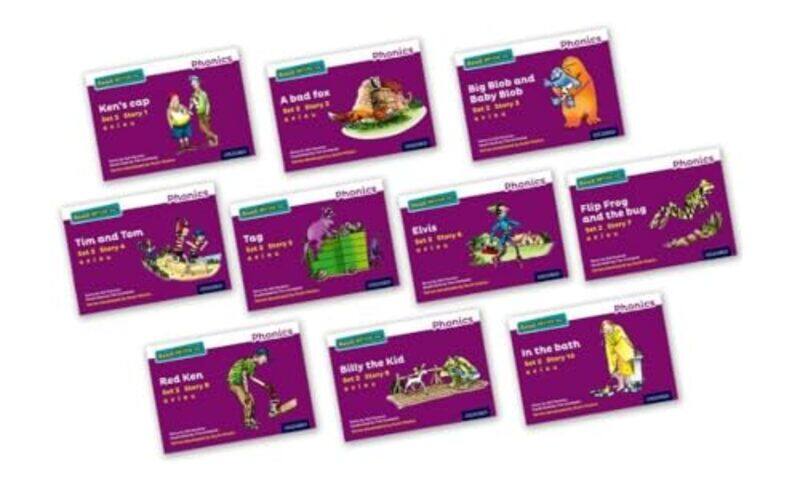 

Read Write Inc Phonics Purple Set 2 Core Storybooks Mixed Pack of 10 by Sheila Hancock-Paperback