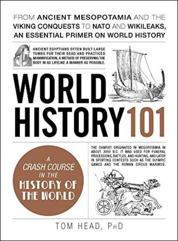 

World History 101 From Ancient Mesopotamia And The Viking Conquests To Nato And Wikileaks An Essen By Head, Tom Hardcover