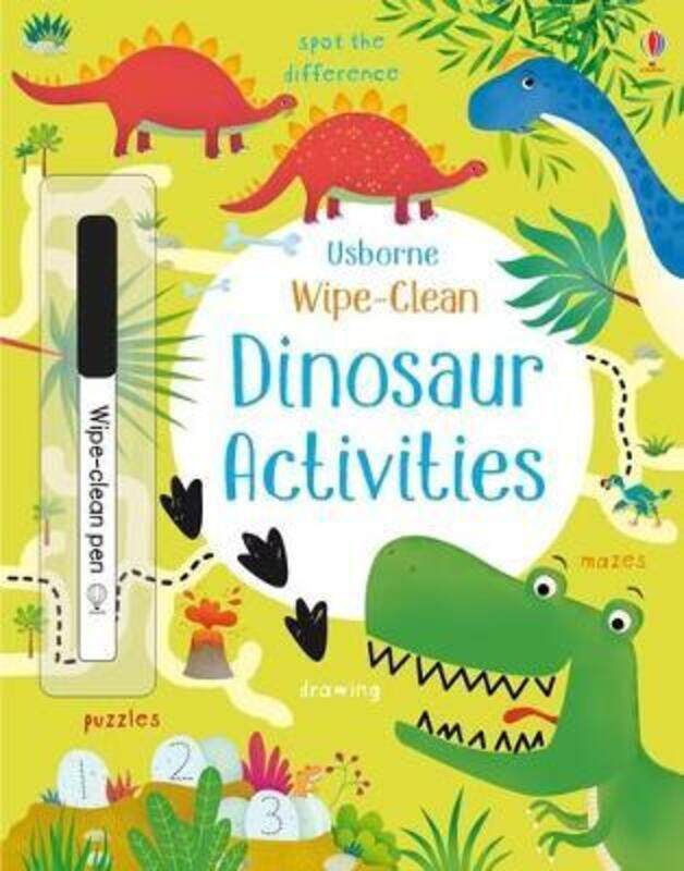 

Wipe-Clean Dinosaur Activities (Wipe-Clean Activities).paperback,By :Kirsteen Robson