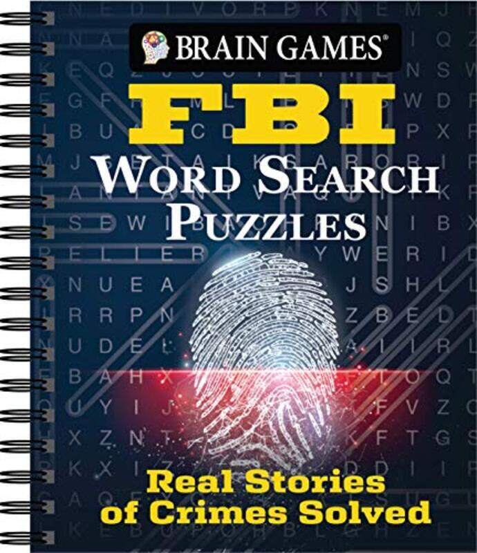 

Brain Games - FBI Word Search Puzzles: Real Stories of Crimes Solved,Paperback by Publications International Ltd - Brain Games