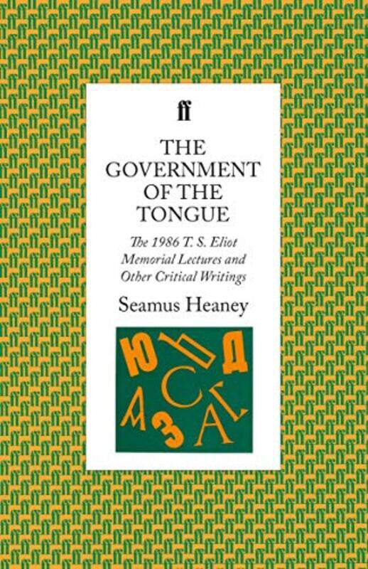 

Government of the Tongue by Seamus Heaney-Paperback