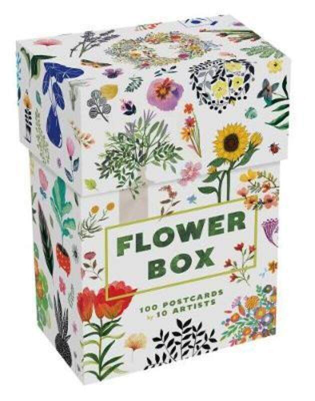 

Flower Box Postcards: 100 Postcards by 10 artists.paperback,By :Artists