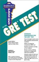 ^(OP) Pass Key to the GRE Test (Barron's Pass Key to the Gre).paperback,By :Sharon Weiner Green