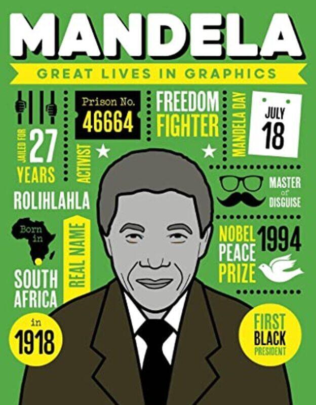 

Great Lives In Graphics Mandela By Graphics, Great Lives In Hardcover