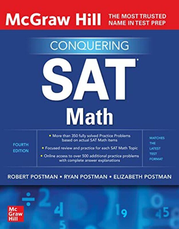 

McGraw Hill Conquering SAT Math Fourth Edition by Robert PostmanRyan PostmanElizabeth Postman-Paperback