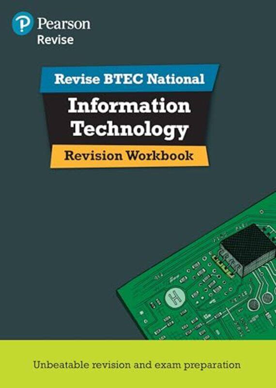 

Pearson Revise BTEC National Information Technology Units 1 and 2 Revision Workbook for 2025 exams by Bruce Donaldson-Paperback