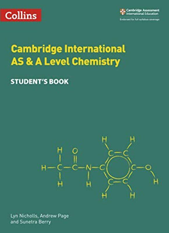 

Cambridge International AS & A Level Chemistry Students Book by Camilla FalkenbergEmma Due BitzAnna-Sophie Hartvigsen-Paperback