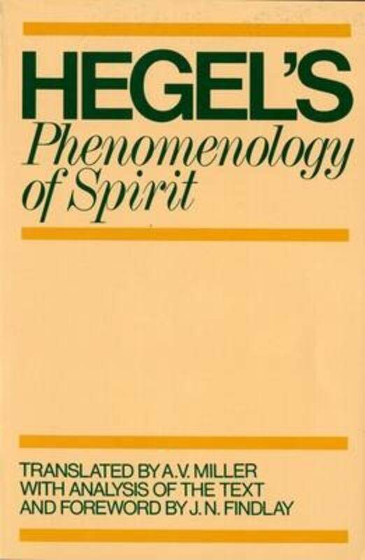 

Phenomenology of Spirit,Paperback,ByHegel G. W. F.