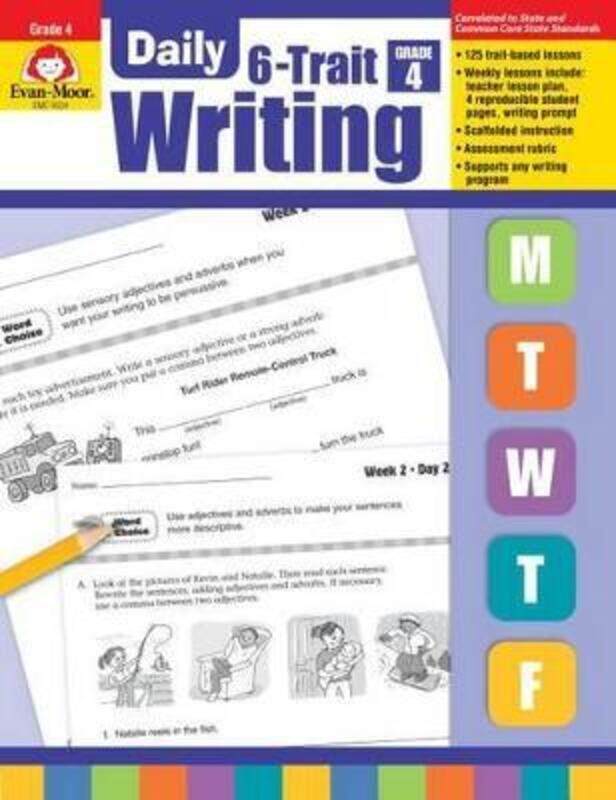 

Daily 6-Trait Writing, Grade 4.paperback,By :Evan-Moor Educational Publishers
