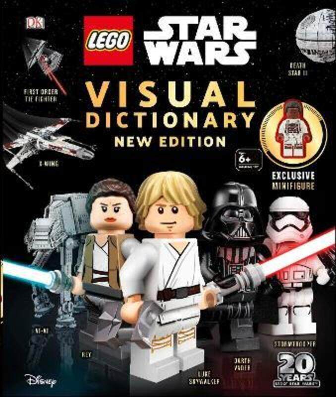 

LEGO Star Wars Visual Dictionary New Edition: With exclusive Finn minifigure.Hardcover,By :DK