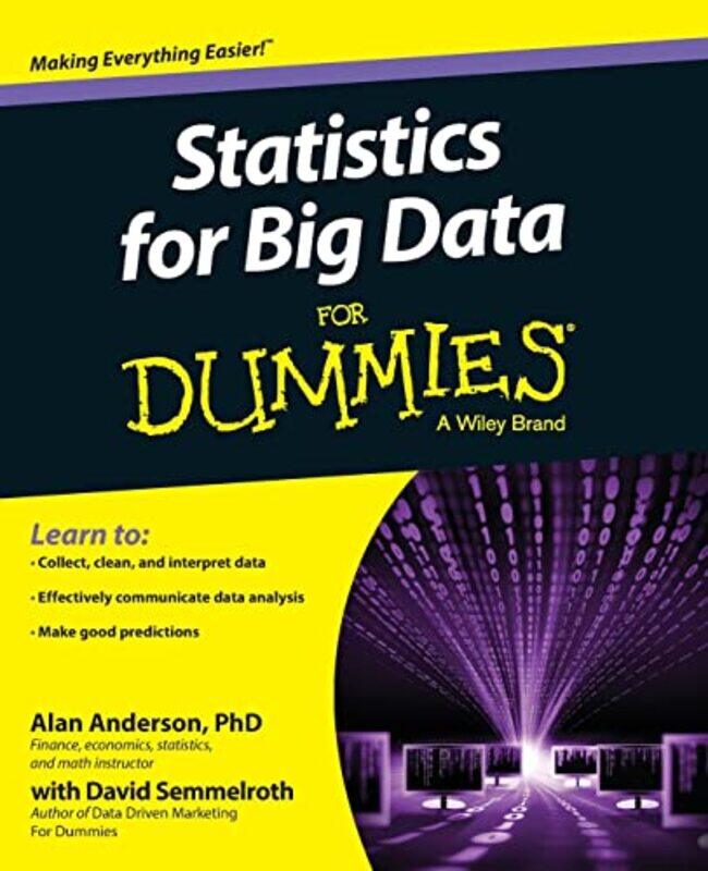 

Statistics for Big Data For Dummies by Helen Collins-Paperback