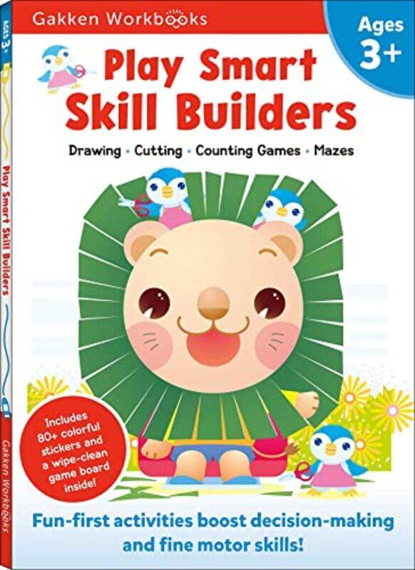 

Play Smart Skill Builders Age 3+ Preschool Activity Workbook With Stickers For Toddlers Ages 3 4 By Gakken Early Childhood Experts - Paperback