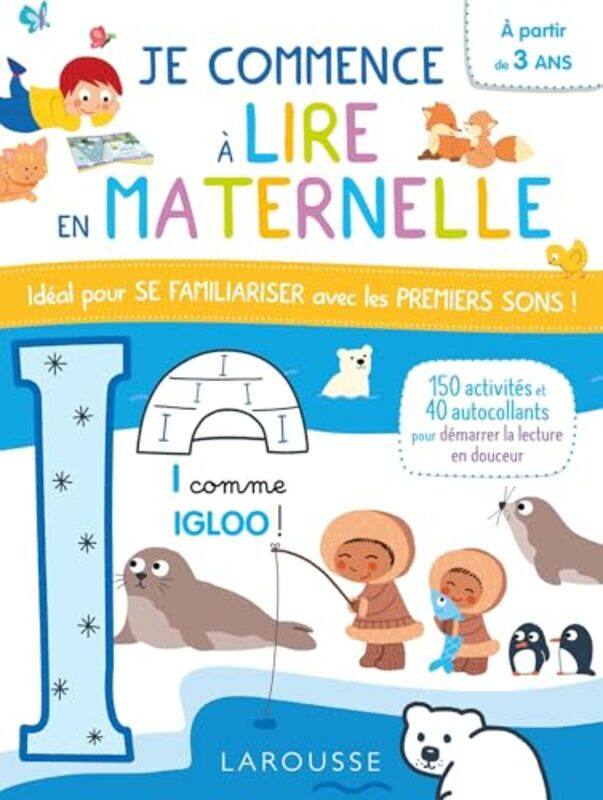 

Je Commence A Lire En Maternelle Mon Grand Cahier Larousse Des Lettres by COLLECTIF , Paperback