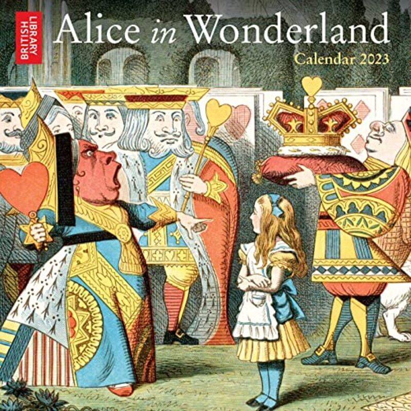 

British Library: Alice in Wonderland Mini Wall Calendar 2023 ,Paperback,By:Flame Tree Studio