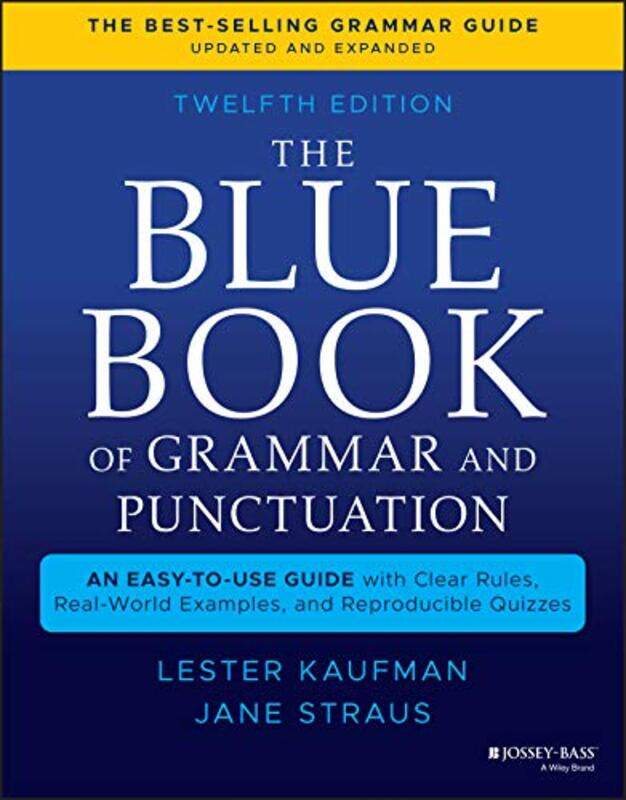 

The Blue Book of Grammar and Punctuation by G L Davies-Paperback