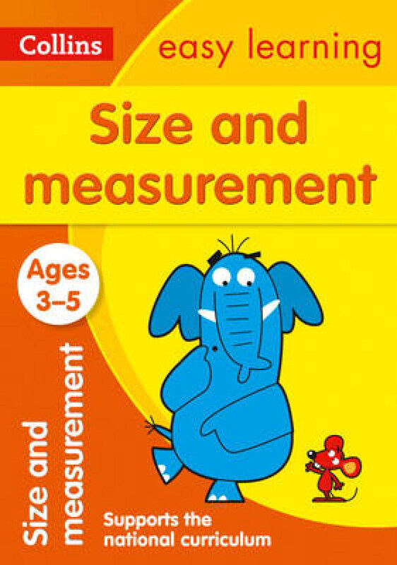 

Size and Measurement Ages 3-5: Prepare for Preschool with Easy Home Learning, Paperback Book, By: Collins Easy Learning