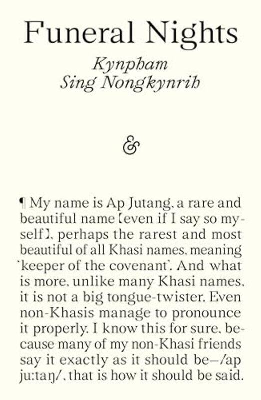 

Funeral Nights by Kynpham Sing Nongkynrih-Paperback