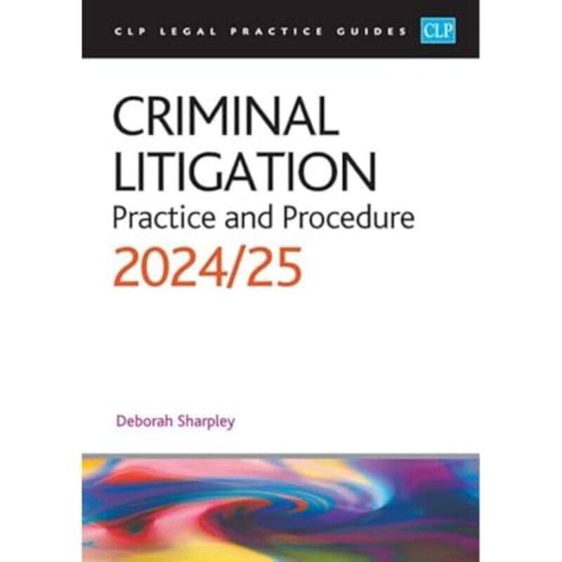 

Criminal Litigation 20242025 by Sharpley-Paperback
