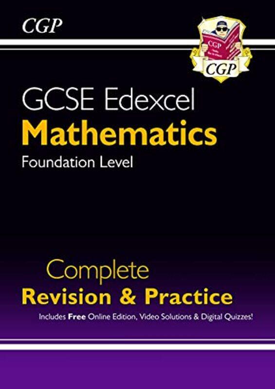 

New 2021 GCSE Maths Edexcel Complete Revision & Practice: Foundation inc Online Ed, Videos & Quizzes , Paperback by CGP Books - CGP Books