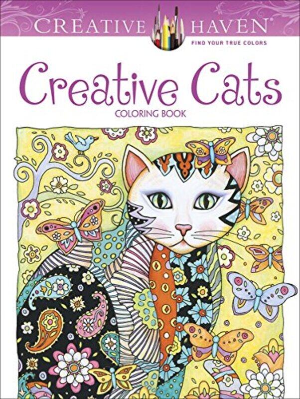 

Creative Haven Creative Cats Coloring Book,Paperback,by:Marjorie Sarnat