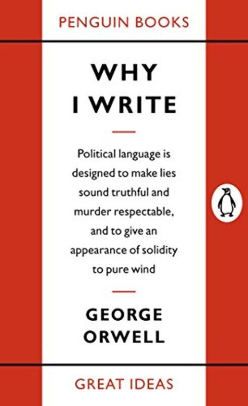 

Why I Write by George Orwell-Paperback