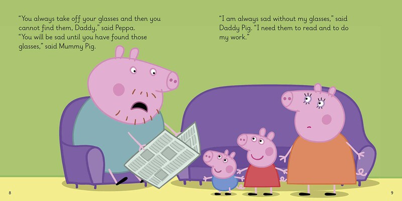 First Words with Peppa Level 4 - Daddy Pig Loses His Glasses, Paperback Book, By: Peppa Pig
