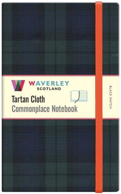 

Waverley L Black Watch Tartan Cloth Large Notebook by Mel Cash-Hardcover