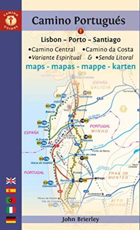 

Camino Portugues Maps by John Brierley-Paperback