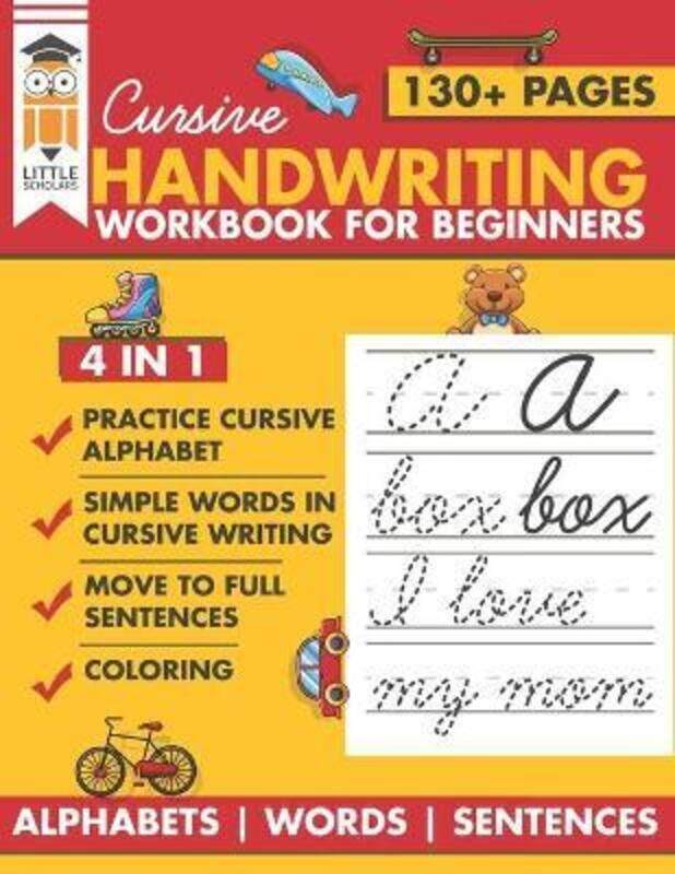 

Cursive Handwriting Workbook for Beginners: Premium cursive practice writing book for kids. All in o